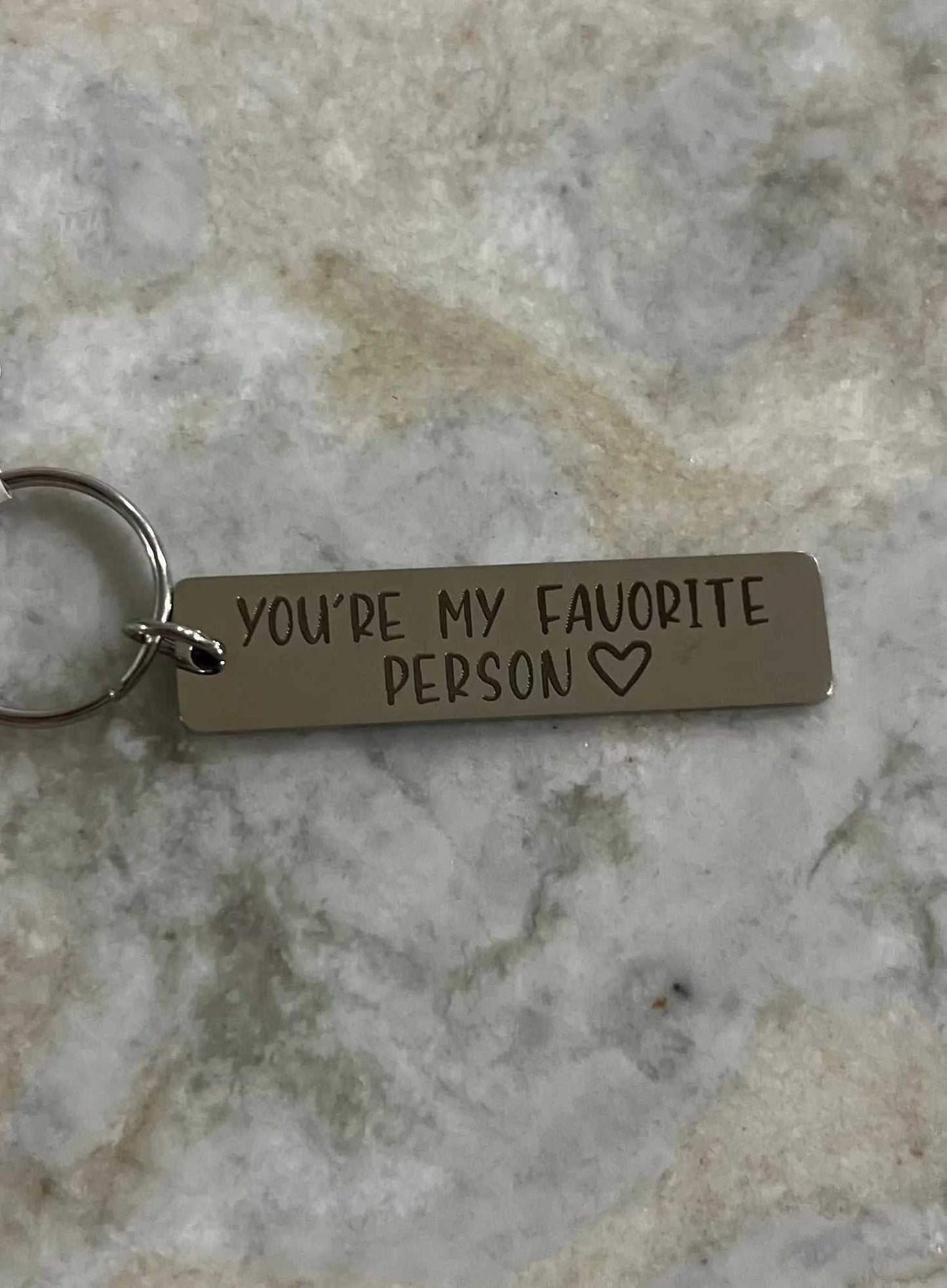 Favorite person Key ChainIn StockJojo’s Boutique