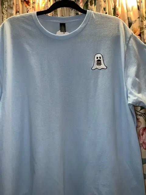 Embroidered Ghost with Coffee T - ShirtJojo’s Boutique