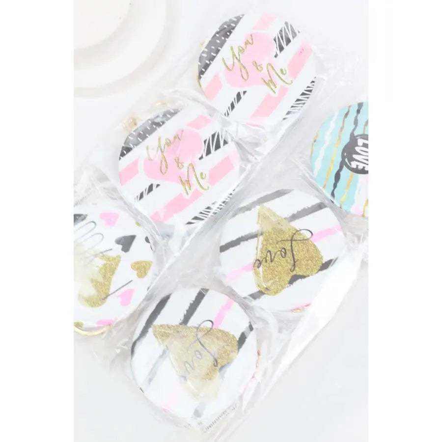 Love Theme Pocket Mirror KeychainLove and Repeat
