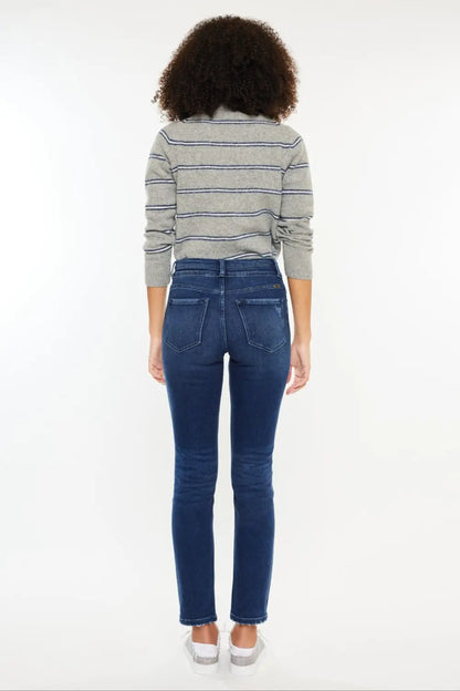 Kancan High Rise Slim Straight Jeans Trendsi Jojo’s Boutique