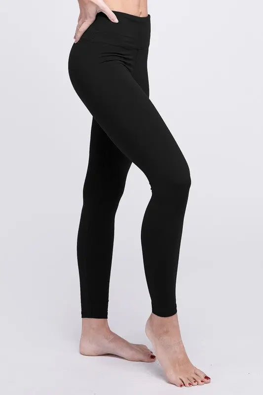 Butter Soft Basic Full Length Leggings Rae Mode Jojo’s Boutique