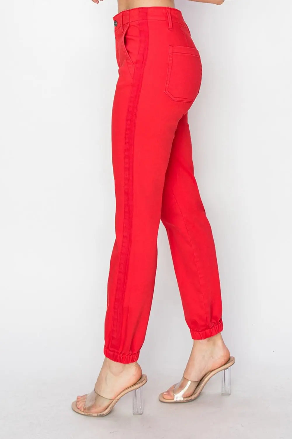 RISEN Full Size High Waisted Jogger Jeans Trendsi Jojo’s Boutique