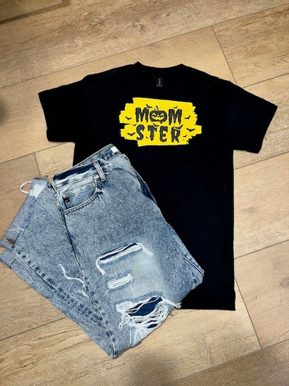 MOMSTER Spooky Season Graphic T-Shirt - Jojo’s Boutique