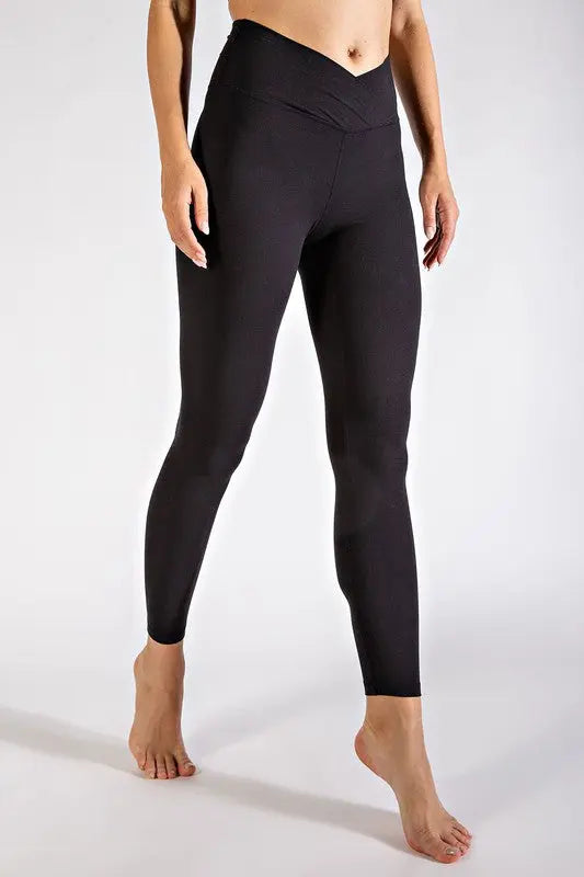 V Waist Full Length Leggings Rae Mode Jojo’s Boutique