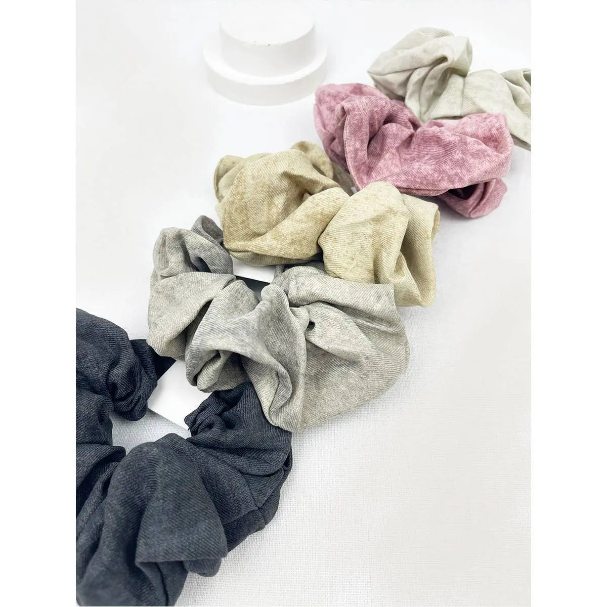 Acid Washed Pattern Large Scrunchie Love and Repeat Jojo’s Boutique