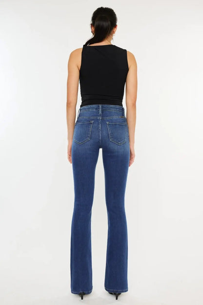 Kancan High Rise Slim Bootcut Jeans Trendsi Jojo’s Boutique