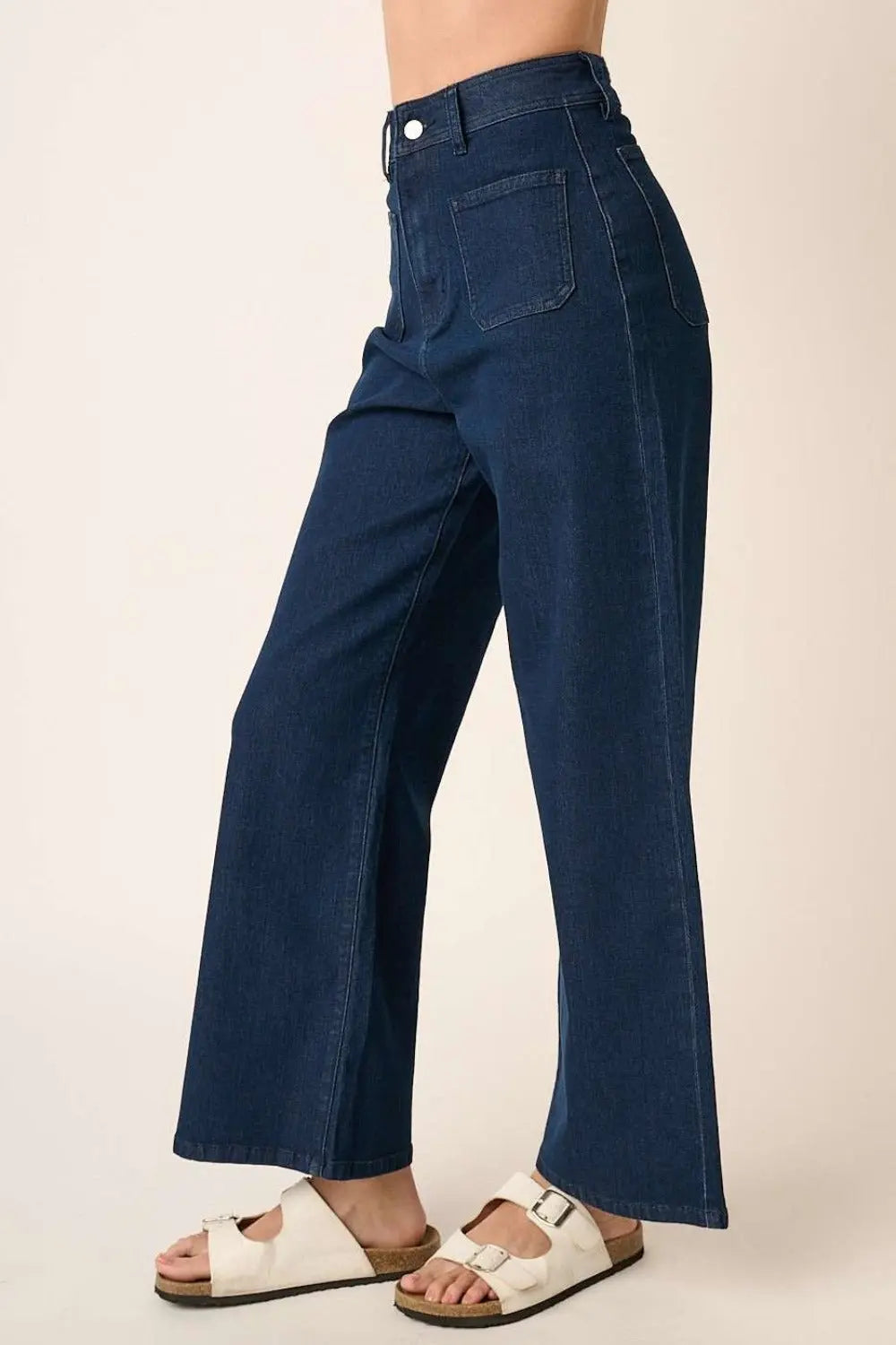 Mittoshop High Waist Wide Leg Jeans Trendsi Jojo’s Boutique