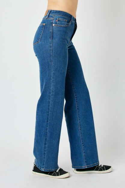 Judy Blue Full Size High Rise Straight JeansTrendsi