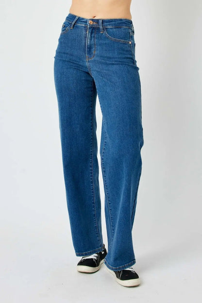 Judy Blue Full Size High Rise Straight JeansTrendsi