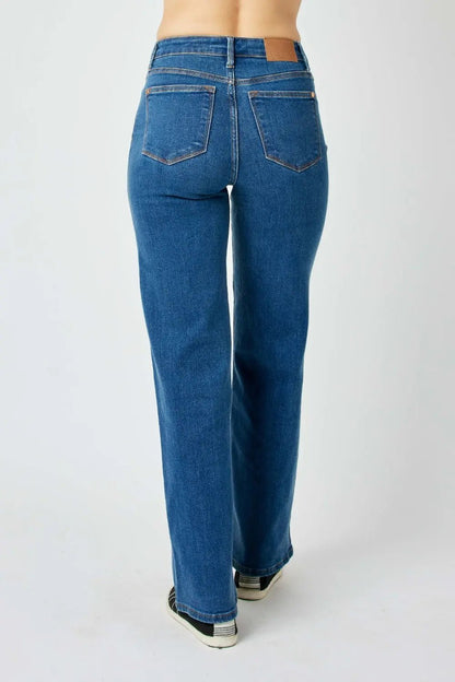 Judy Blue Full Size High Rise Straight JeansTrendsi