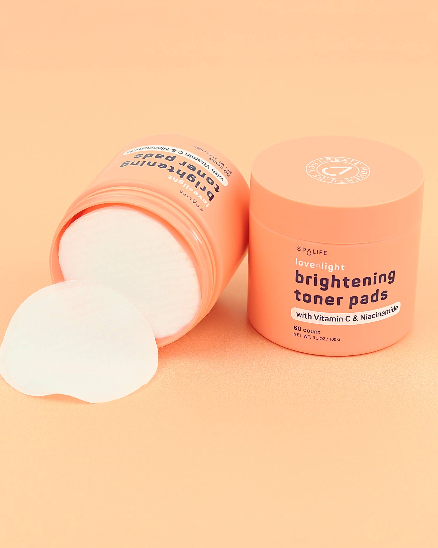 Love + light Brightening Toner Pads - 60 countMy Spa Life