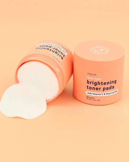 Love + light Brightening Toner Pads - 60 countMy Spa Life