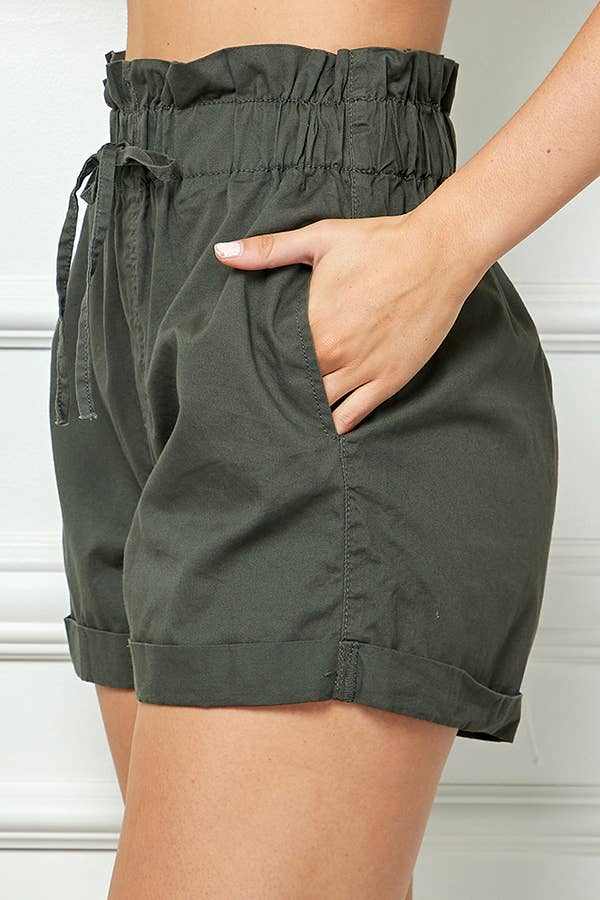 PaperBag Waist Shorts - Tie WaistVeracci