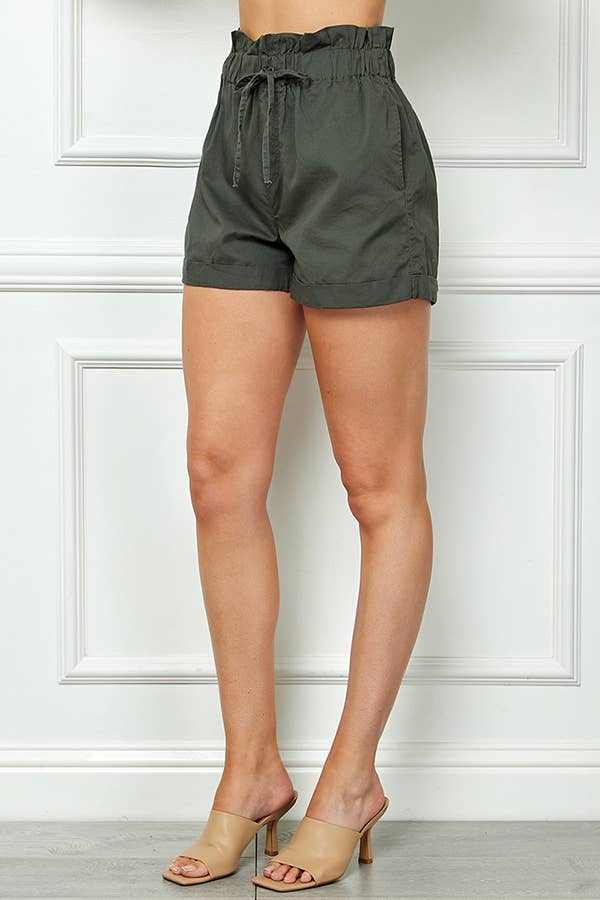 PaperBag Waist Shorts - Tie WaistVeracci