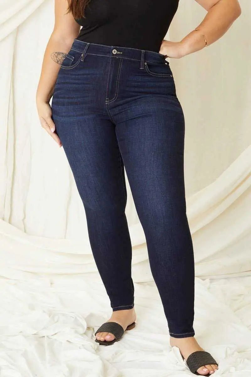 Plus High Rise Super Skinny JeansKan Can USA