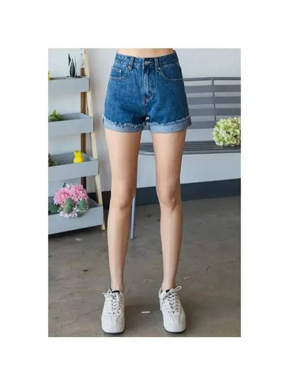 Veveret High Waist Denim ShortsVeveret